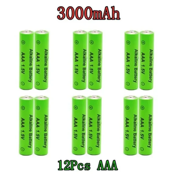 2/4/6/8/10/12/16/20/24PCS 3000Mah Power Alkaline 1.5V AAA batterijen of 3800Mah 1.5V AA oplaadbare batterij