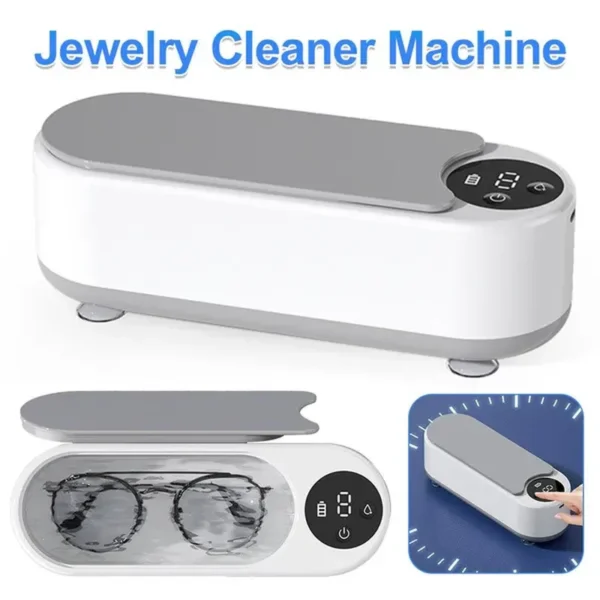 Ultrasone reiniging Machine oorbellen ketting Multi-Function hoge frequentie trillingen Eyeglass wassen Tool voor het reinigen van horloge sieraden bril