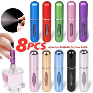 8Pcs/2Pcs/1Pc 5Ml draagbare Mini Navulbare Parfum om te gaan Fles met de Pomp van de Nevelgeur Lege Kosmetische Containers Atomizer Fles voor Reistool