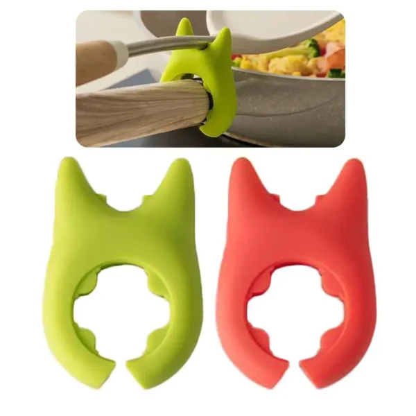 Draagbare Silicone Anti-Overflow Pot deksel Clip Anti-Scalding keukengerei lepel houder ondersteuning Rack keuken universele spatel beugel Clip