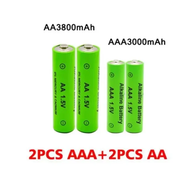 AAA oplaadbare batterijen