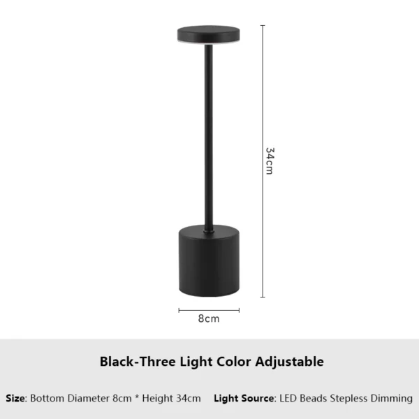 Minimale LED Aanraaklamp