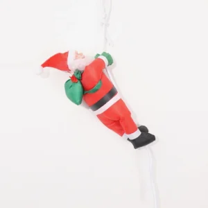 Kerstman Klim Ladder Decor Dak Hanger Vrolijk Kerstfeest Decoratie voor Home Kerstboom Ornament Nieuwjaar Gift Holiday Party Tool