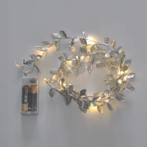 2M Gouden Bladeren String Light Kerstmis Fairy String feestelijke verlichting Noel opknoping ornamenten bruiloft Supplies Xmas Tree Decor Licht String