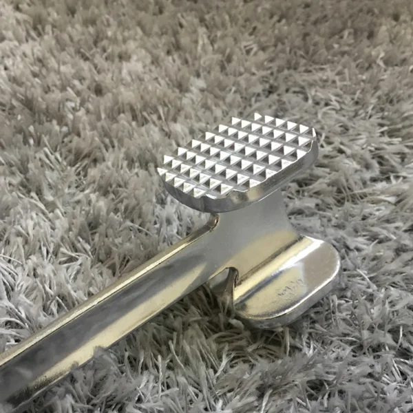 Vlees Tenderizer Hamer 19 cm Huishoud kok koken Aluminiumlegering Steak Metal Mallet keuken gereedschap Heavy Duty duurzame dubbelzijdige Tenderizer