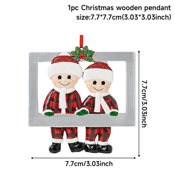 Gepersonaliseerde kerstboomdecoratie