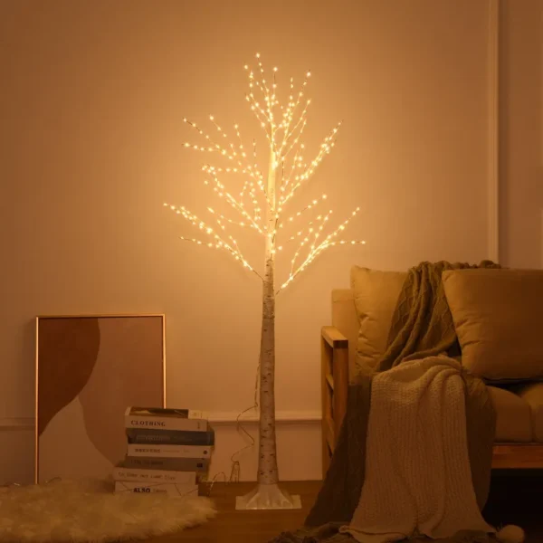 Kerst Decoratie LED Berken Boom Tak Slaapkamer Licht voor Landschap Lichtgevende Sfeervolle Decoratie Nieuwjaar DIY Home Decor Kerstboom Gift