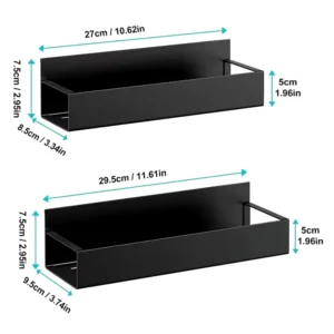 2Pcs Magnetische Opslagplank Huishoudelijke Keuken Opschortende Magneet Koelkast Wasmachine Side Hangend Opslagrek, Multifunctionele Opslag