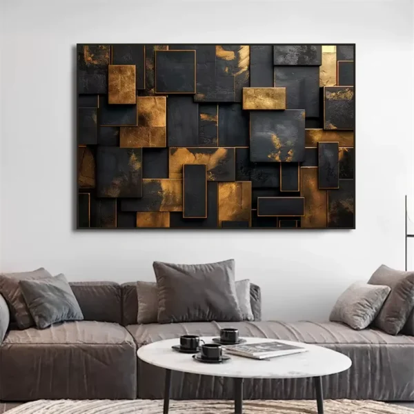 Luxe abstract canvas