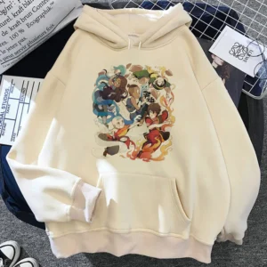 Avatar Hentai the Last Airbender Zuko Hoodie Printed Design Designer Anime Sweater Athleisure Girl Hoddie Sweatshirts Comfortabel