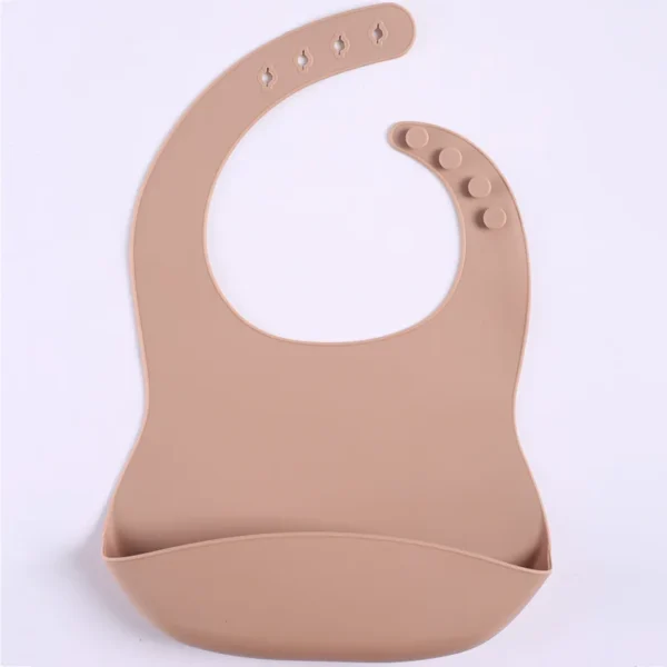 Silicone Baby Bib with a catcher