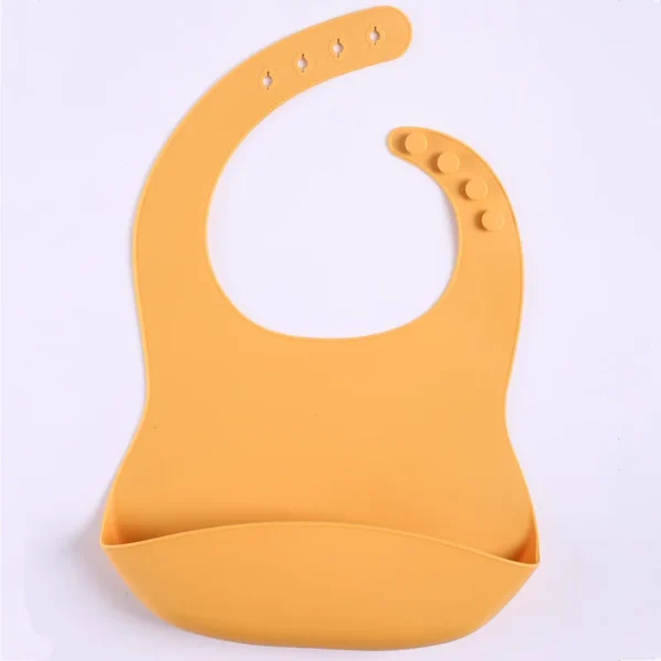 Silicone Baby Bib with a catcher