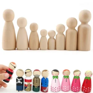 Arts & Crafts 4/8PC onbeschilderd houten poppen speelgoed voor kinderen DIY kleur schilderij meisje jongen pop lichamen kamer decoraties kunst en ambachten