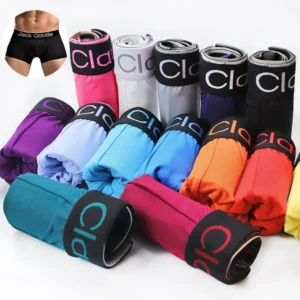 JACK CLAUDE Comfortabel Ondergoed Merk Fashion Heren Boxer Briefs Zomer Gezellig Fiber U Convex Pouch Ondergoed 13 Kleuren