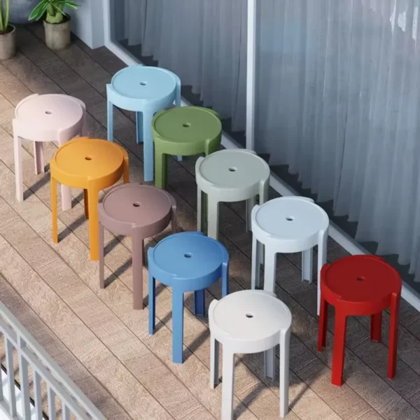 Stijlvolle Plastic Kruk