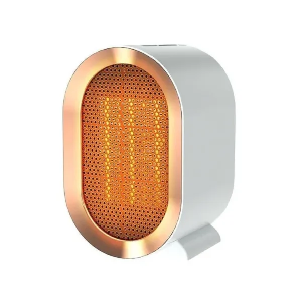 Praktische Kleine Draagbare Elektrische Verwarmer met Thermostaat, 800/1200W Veilig en Stil PTC Keramische Verwarmer Verwarmt tot 20 Vierkante Meter Binnen Winter Warme Lucht Blower Mini Radiator Heater Ventilator voor Thuis Slaapkamer Badkamer Kantoor Kamer Desktop en Voeten Warm