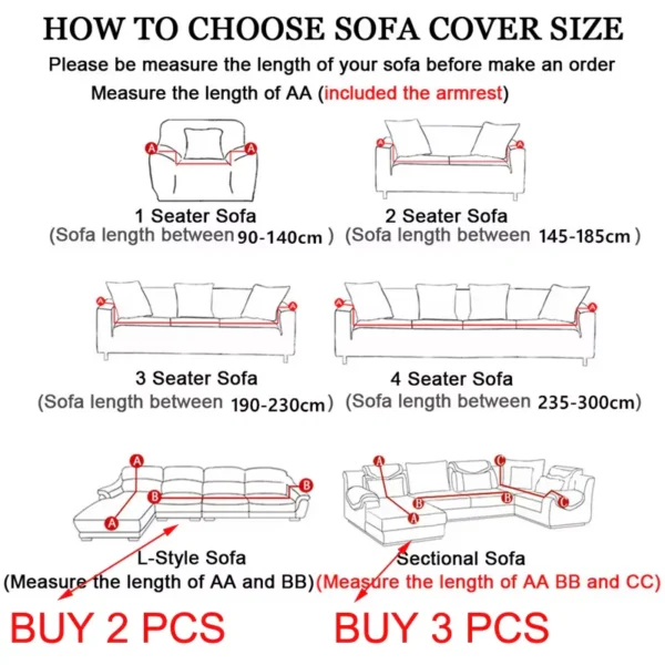 Gezellige Dikke Sofa Hoes voor Woonkamer Elastische Jacquard 1/2/3/4 Zits Sofa Hoes L-Vormige Hoek Sofa Hoes