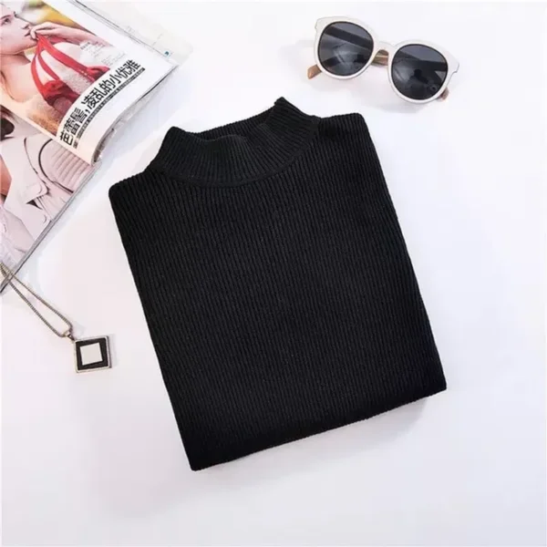 Stijlvolle Casual New-Coming Herfst Winter Pullovers Truien Primer Shirt Lange Mouwen Korte Koreaanse Slim-Fit Strakke Trui