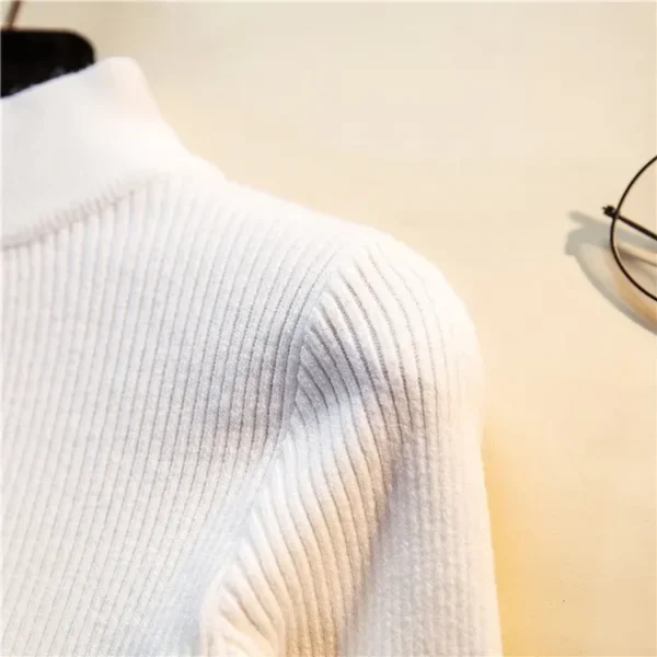 Stijlvolle Casual New-Coming Herfst Winter Pullovers Truien Primer Shirt Lange Mouwen Korte Koreaanse Slim-Fit Strakke Trui