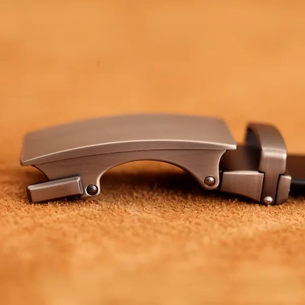 Modieuze Luxe Automatische Riem van Echt Koeieleer voor Mannen Formele Automatische Gesp Riem Echt Leer Mens Zakelijk Riem