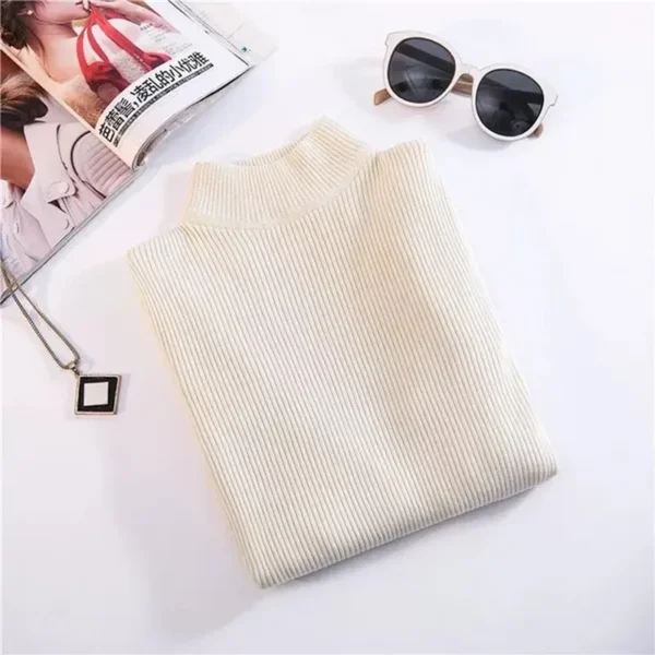 Stijlvolle Casual New-Coming Herfst Winter Pullovers Truien Primer Shirt Lange Mouwen Korte Koreaanse Slim-Fit Strakke Trui