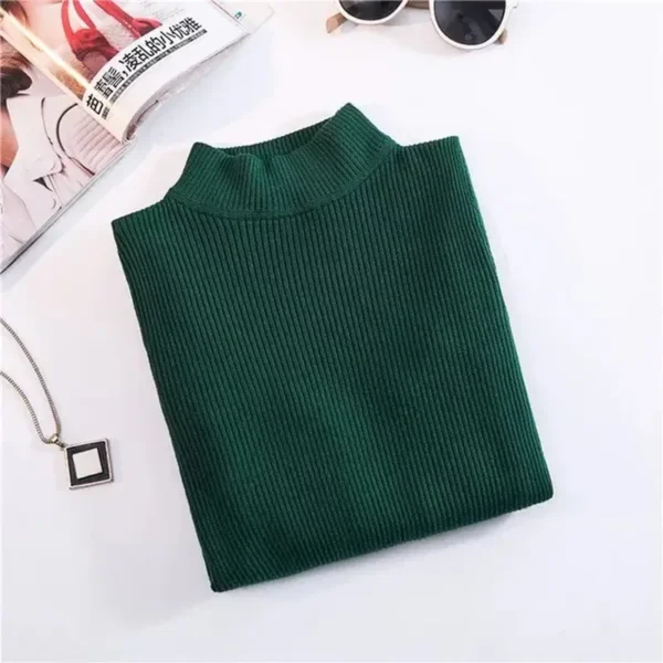Stijlvolle Casual New-Coming Herfst Winter Pullovers Truien Primer Shirt Lange Mouwen Korte Koreaanse Slim-Fit Strakke Trui